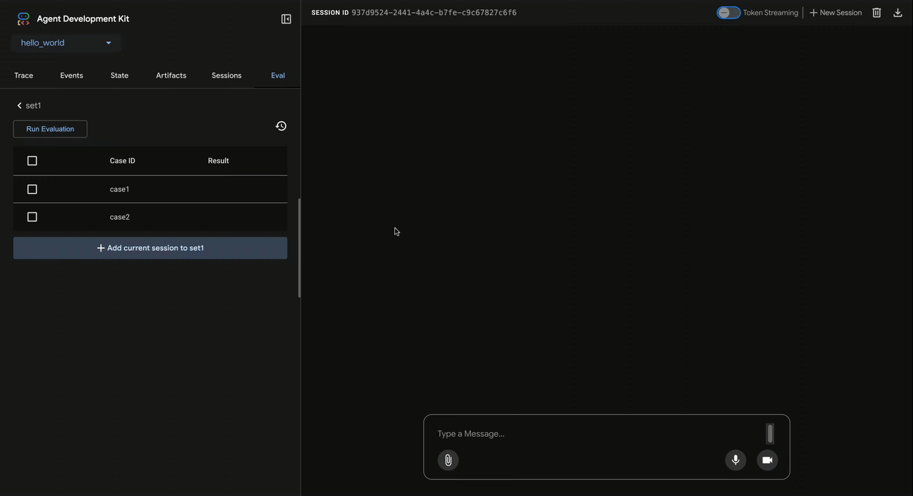 New Machine Web Eval UI
