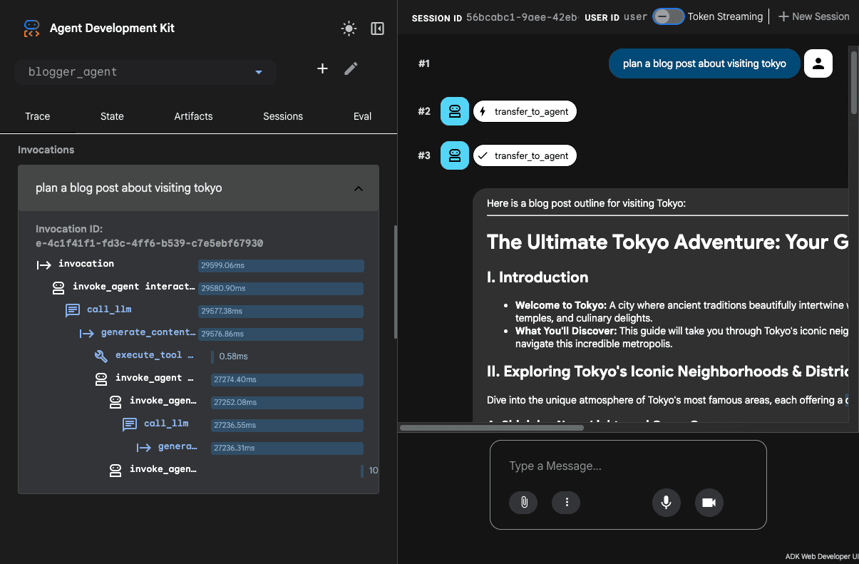 New Machine Web Dev UI